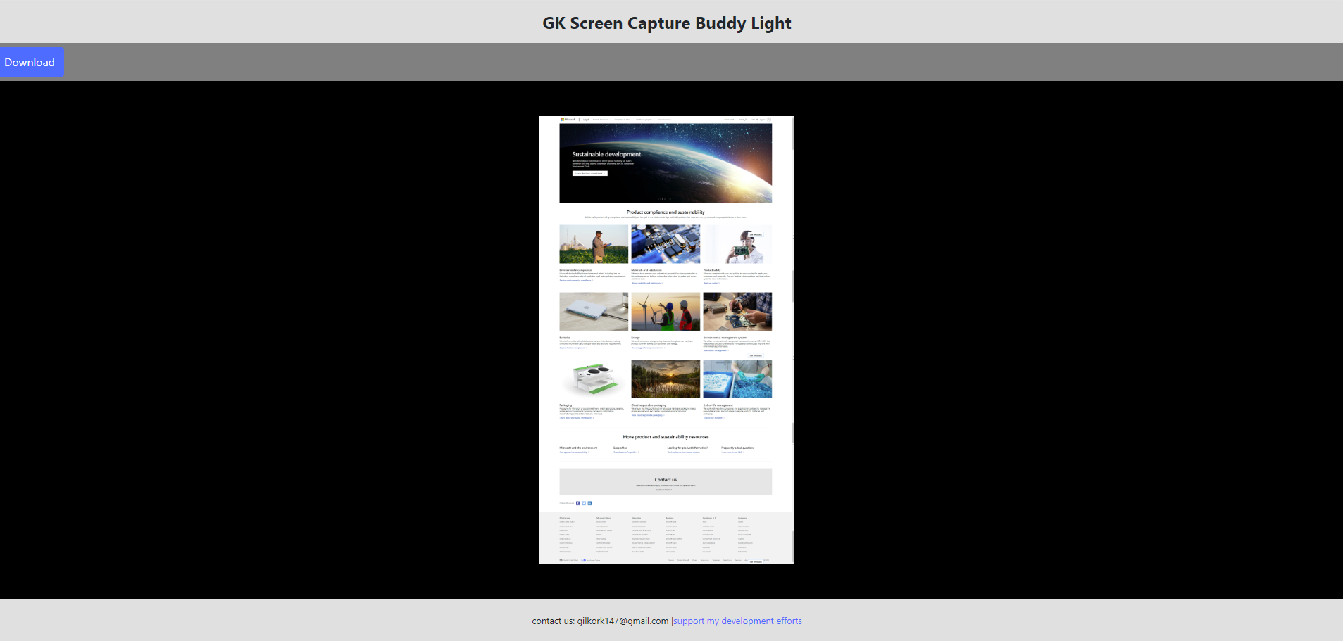 GK Screen Capture Buddy Light